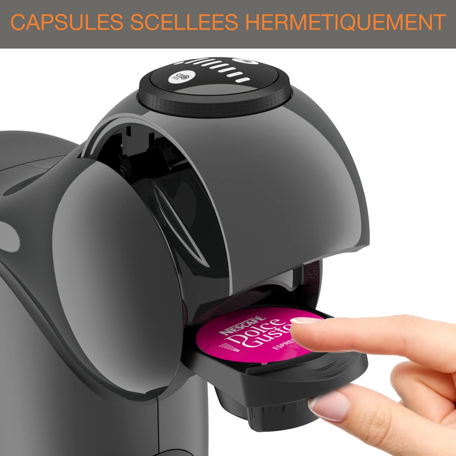 Machine à café dosettes multi-boissons, 0,8 L, Taille des boissons ajustable, Machine à espresso