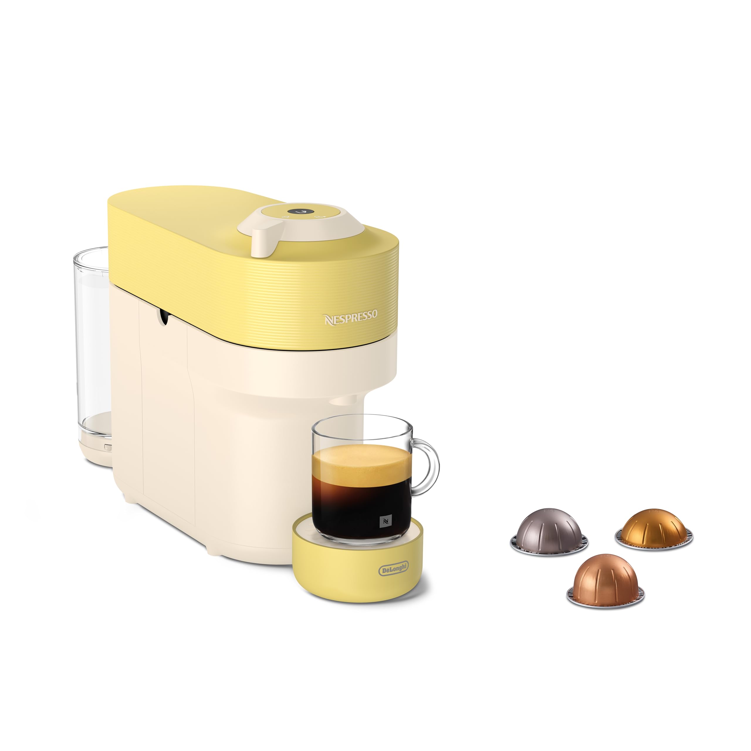 Vertuo Pop - Machine à Café en Capsules, Jaune Pastel