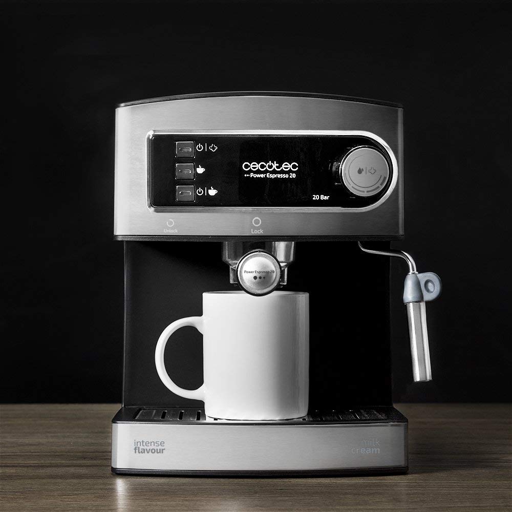 Machine à café Express Power Espresso 20 Barista Pro. 2 Thermoblocks, 20Bars, Manomètre