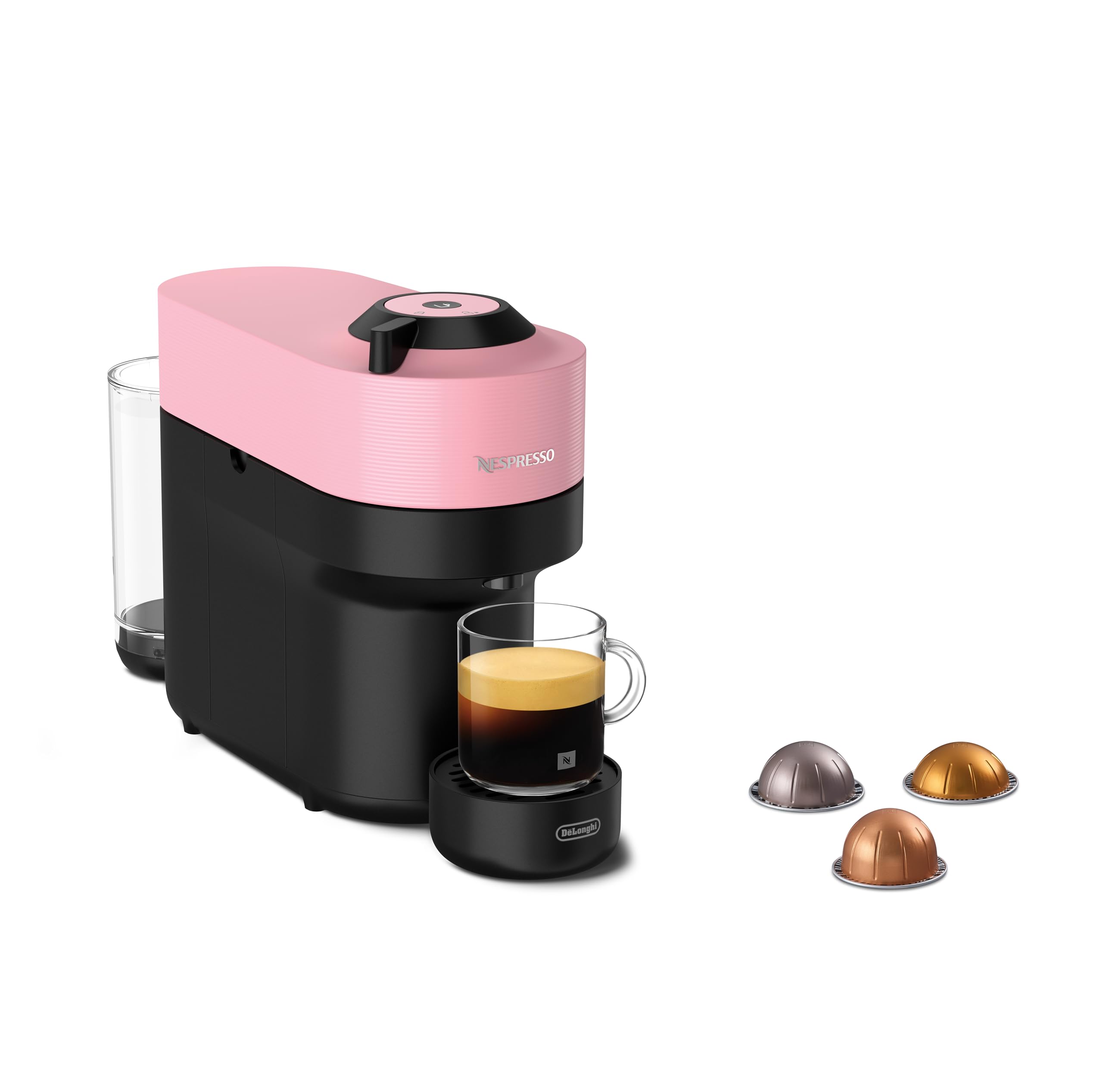 Machine à Café en Capsules, Technologie Centrifusion, Vertuo Pop, Rose