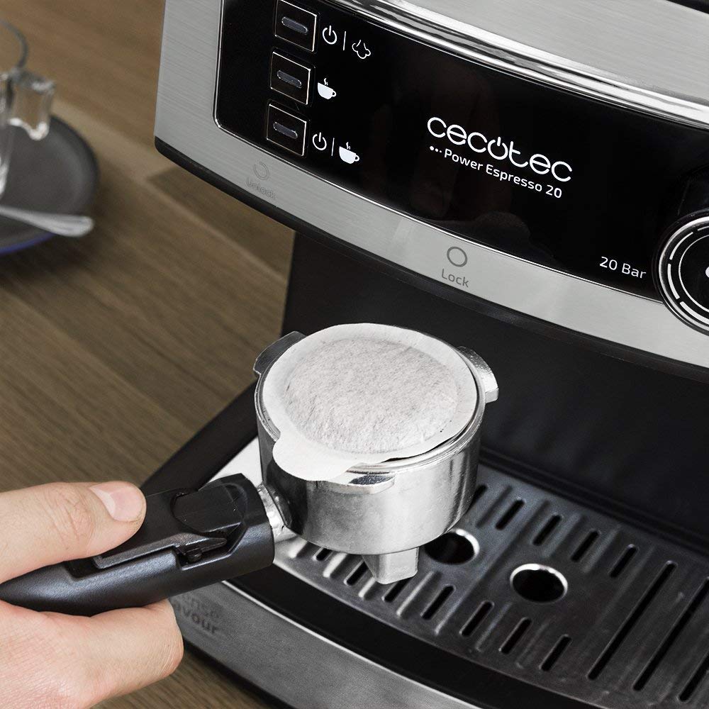 Machine à café Express Power Espresso 20 Barista Pro. 2 Thermoblocks, 20Bars, Manomètre