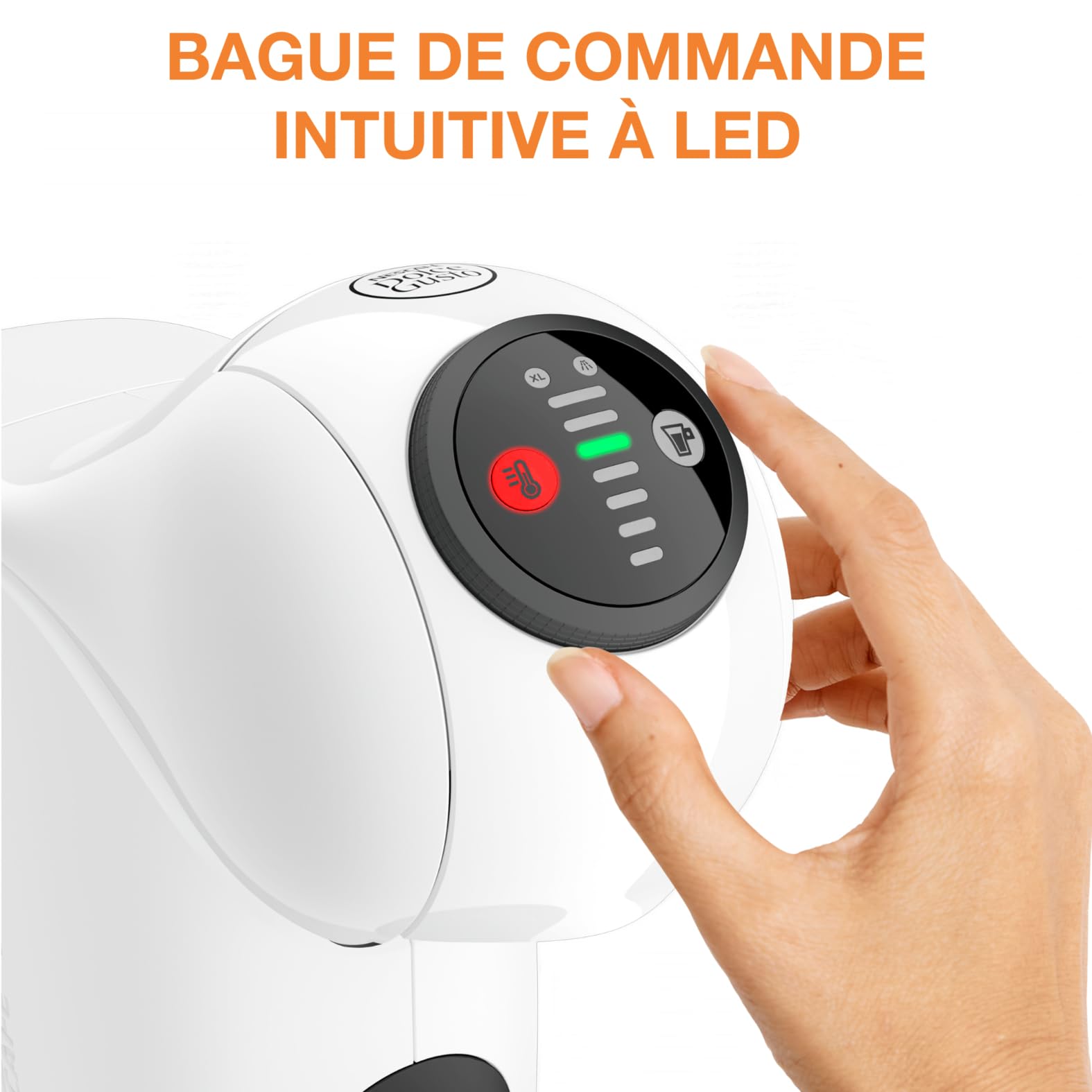 Machine à café dosettes pour multi-boissons, Compacte, Fonction XL, Cafetière espresso, Arrêt automatique, Genio S