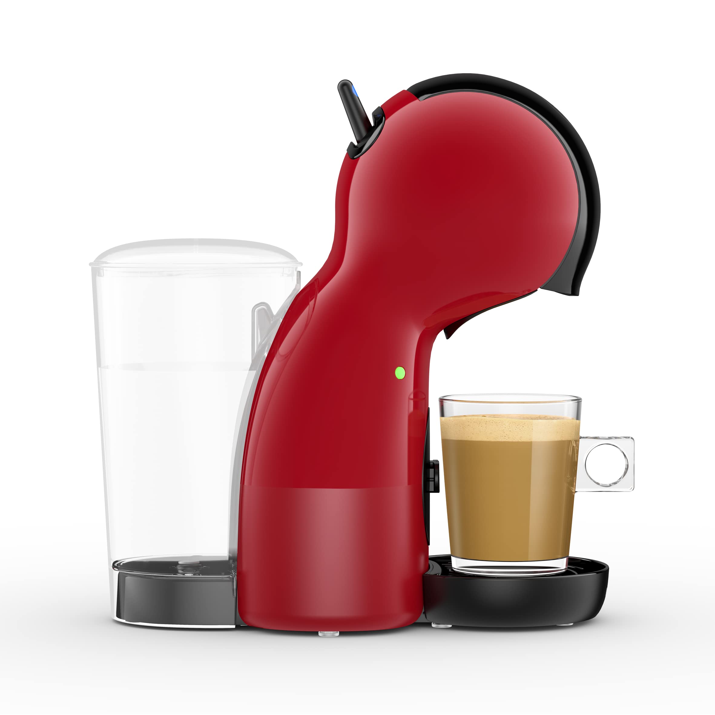 Machine à café capsules, Pression 15 Bars, Cafetière Dosettes Rouge et Noir
